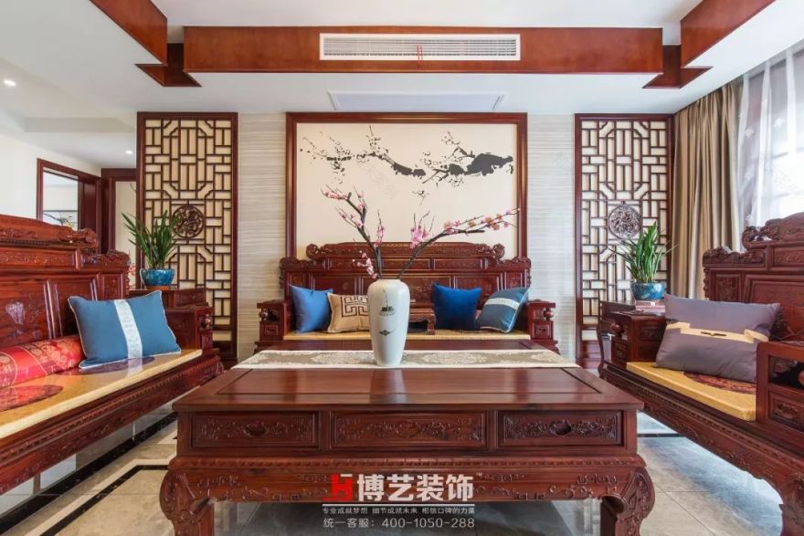 《暗香》张越——简约中式样板房设计-10