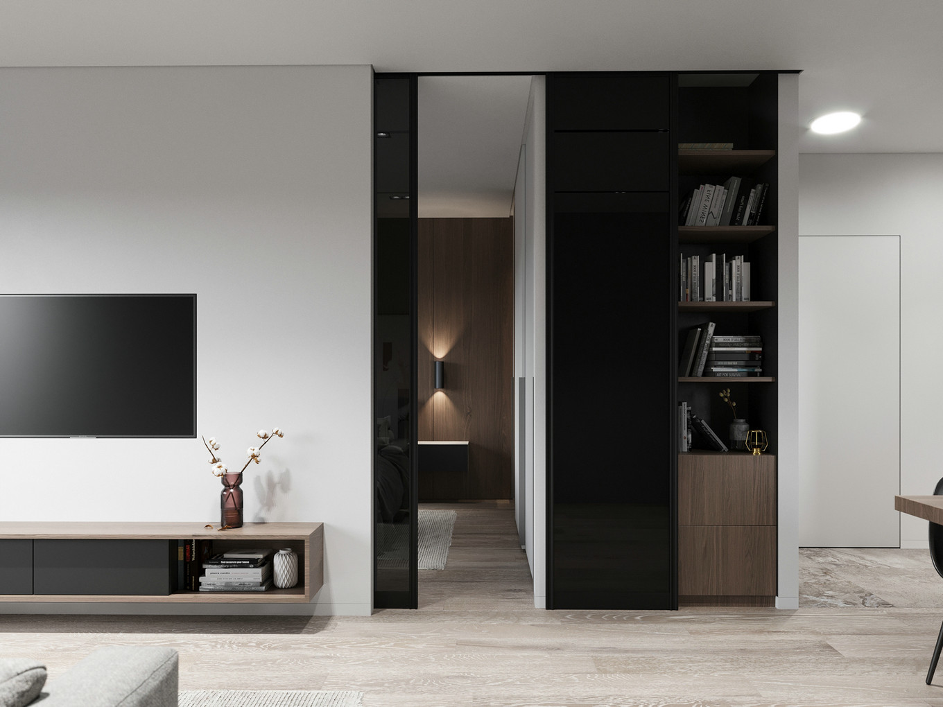 时尚灰调简约公寓，国外现代设计风-4