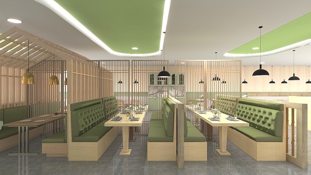 常州市教育中心一层快餐店餐饮店商业空间餐饮空间设计-1