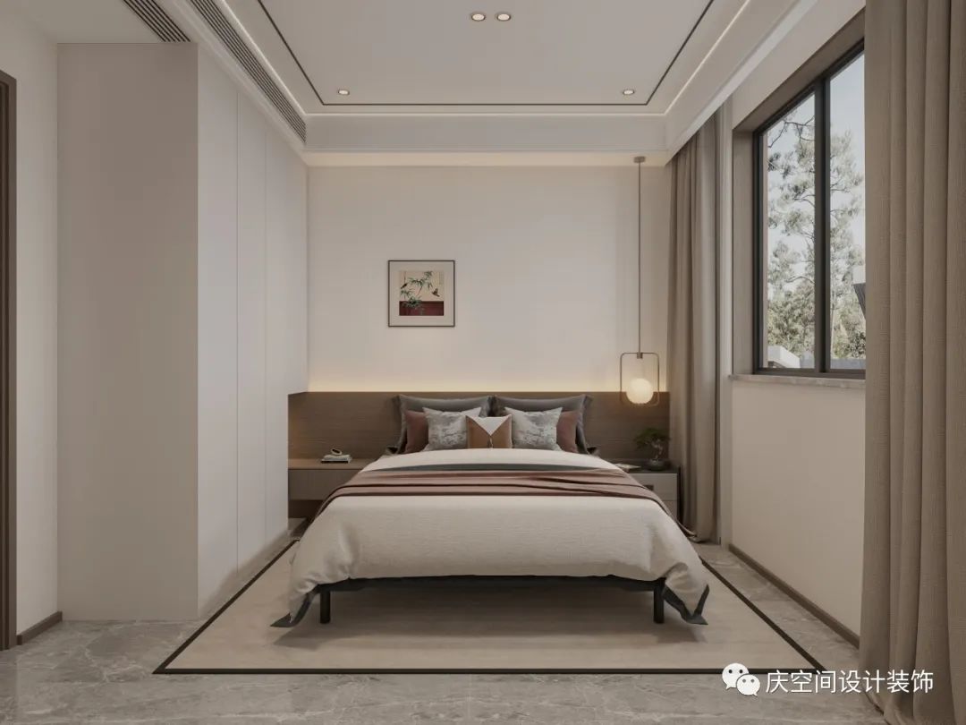 孟津区腾飞花园新中式全案设计丨庆设计机构-46