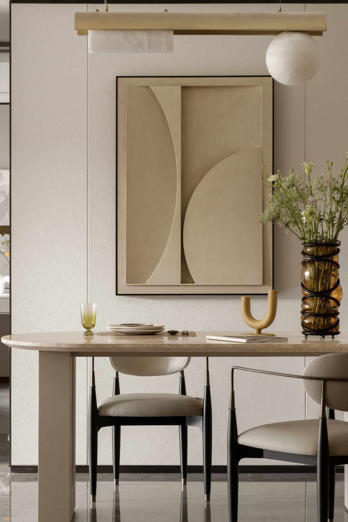 简约的形态，柔美的线条，将现代艺术审美融入空间-8