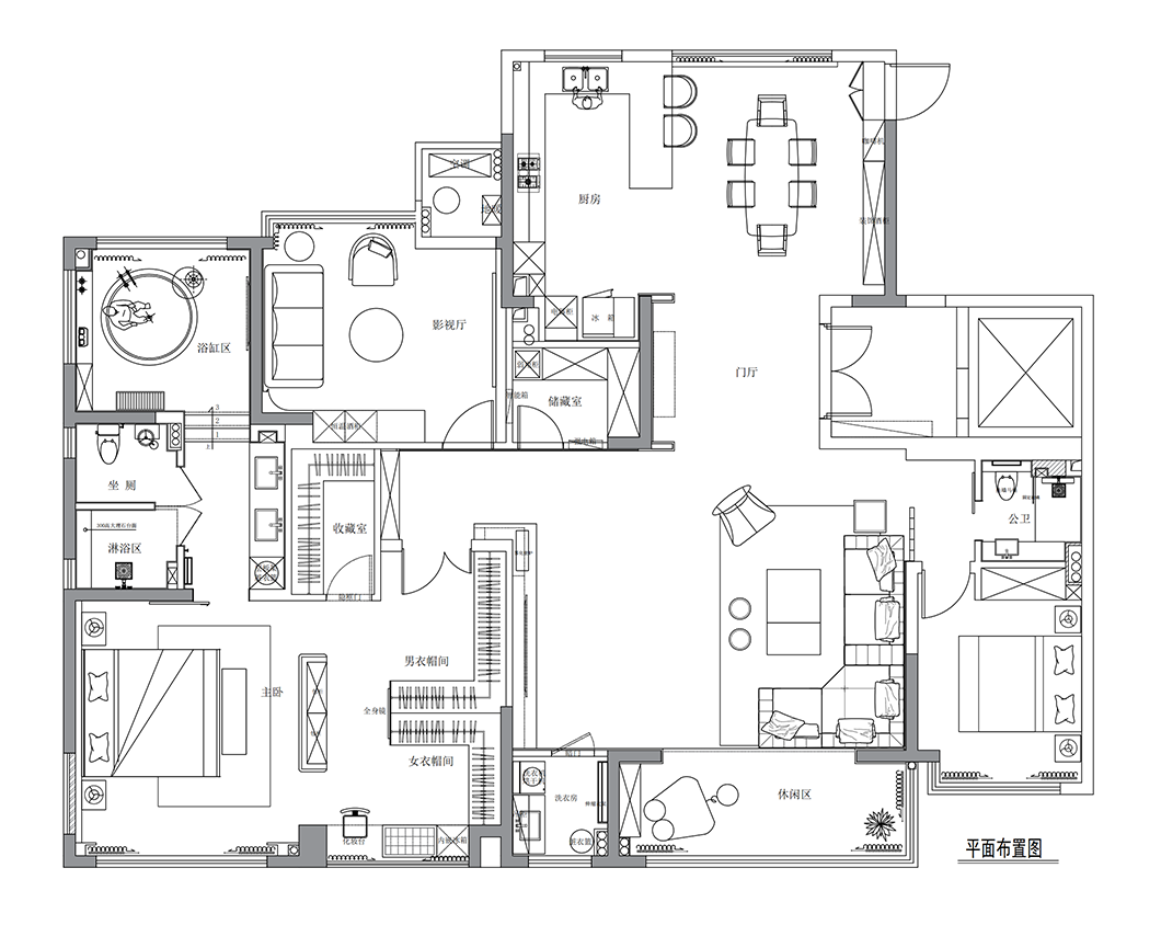 广西中海天钻大平层丨中国柳州丨上海诺纳建筑装饰设计有限公司,佛山舍田营造软装设计有限公司-43