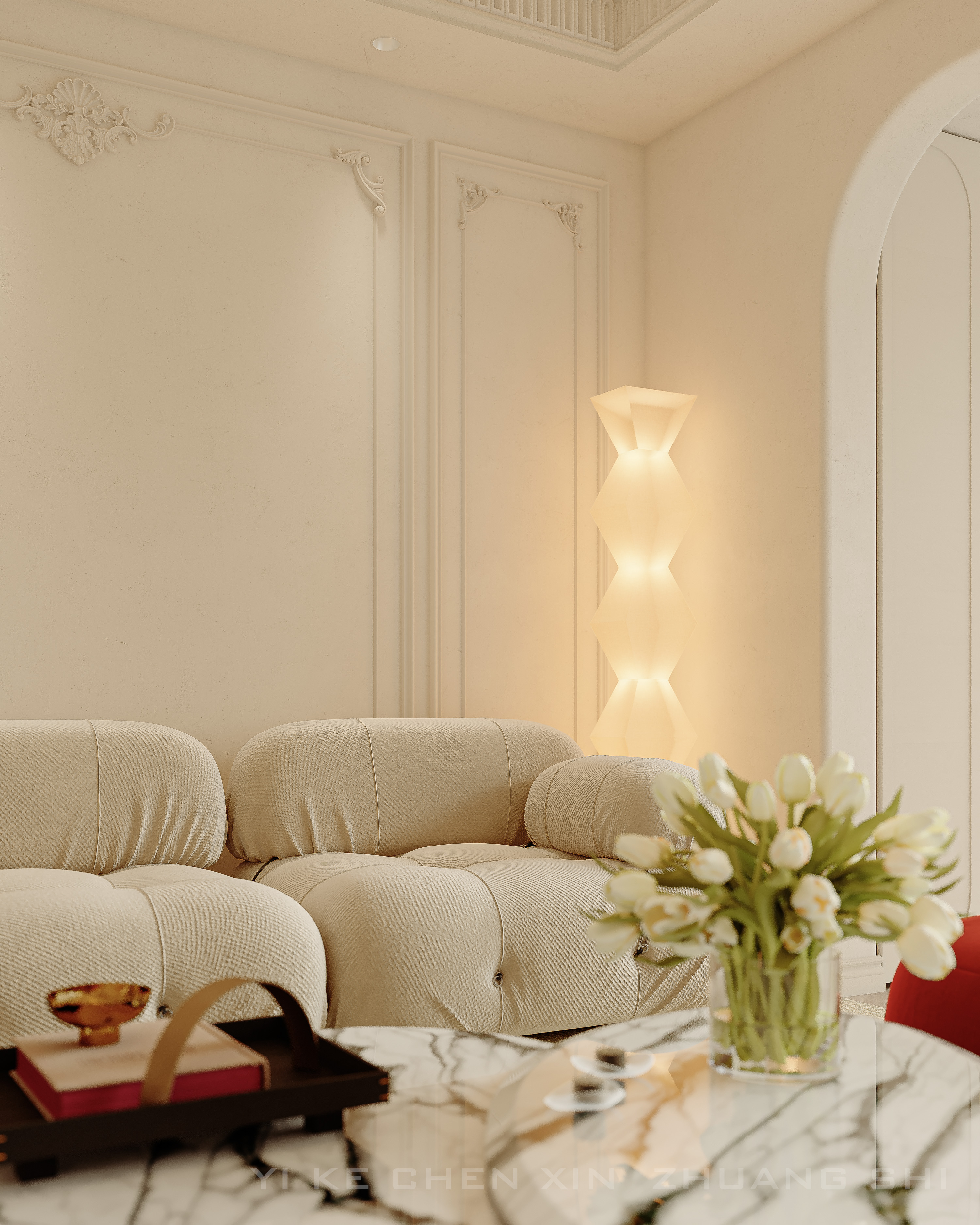 新案效果图   ||   卧龙谷壹号  法式奶油-1