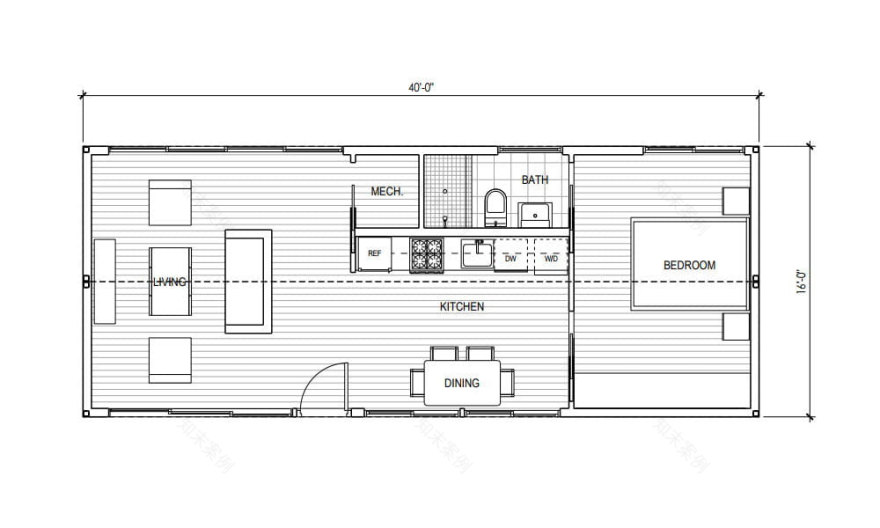 加州日式美学预制小屋-14