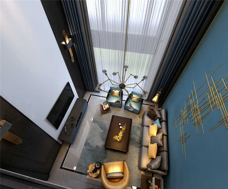 太和国建红郡港式轻奢复式设计-8