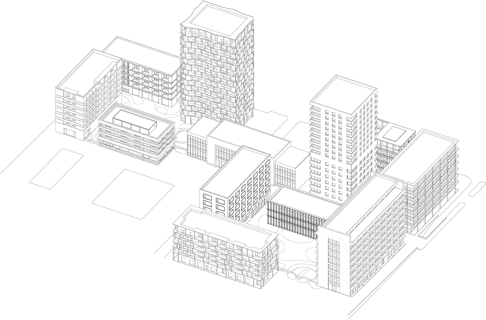 Lyon Confluence 大楼丨法国里昂丨David Chipperfield Architects-14