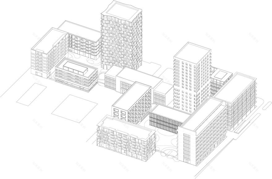 Lyon Confluence 大楼丨法国里昂丨David Chipperfield Architects-14