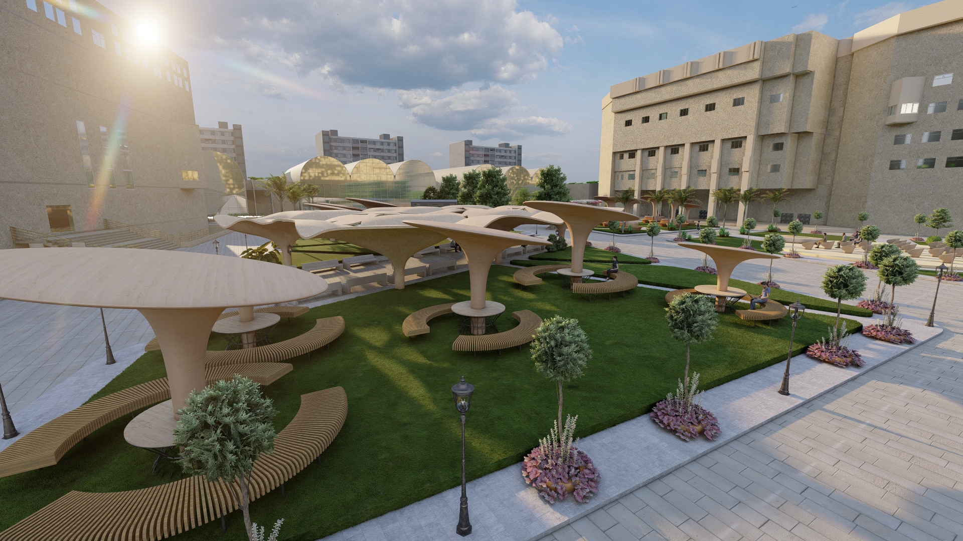 AlMatareya 学院景观重新设计-5