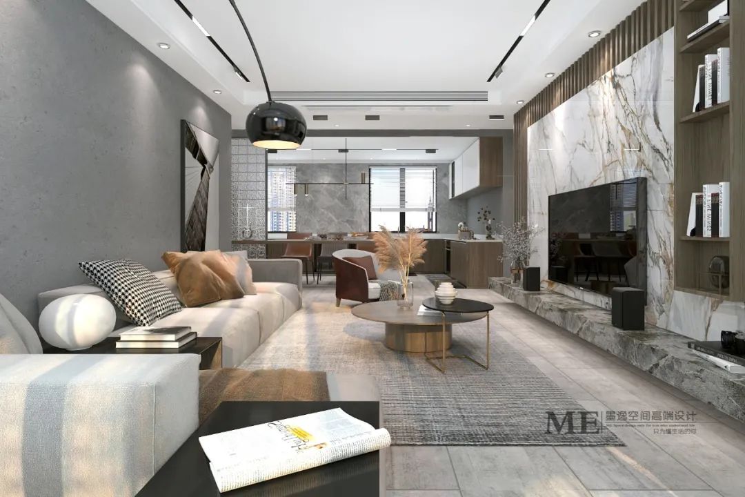 锦绣华府现代风设计,温馨舒适多功能空间-36