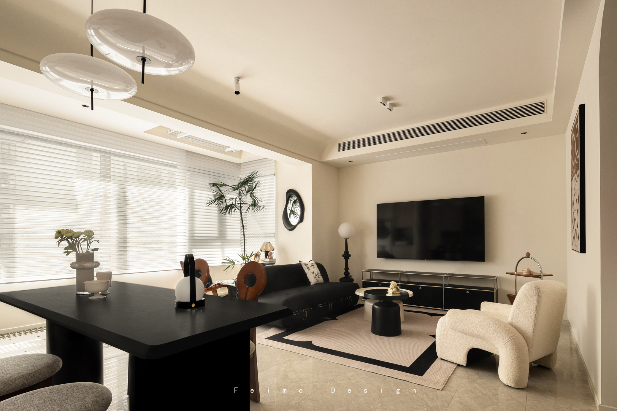 115㎡精装房改造，奶油风又火了！！！-1