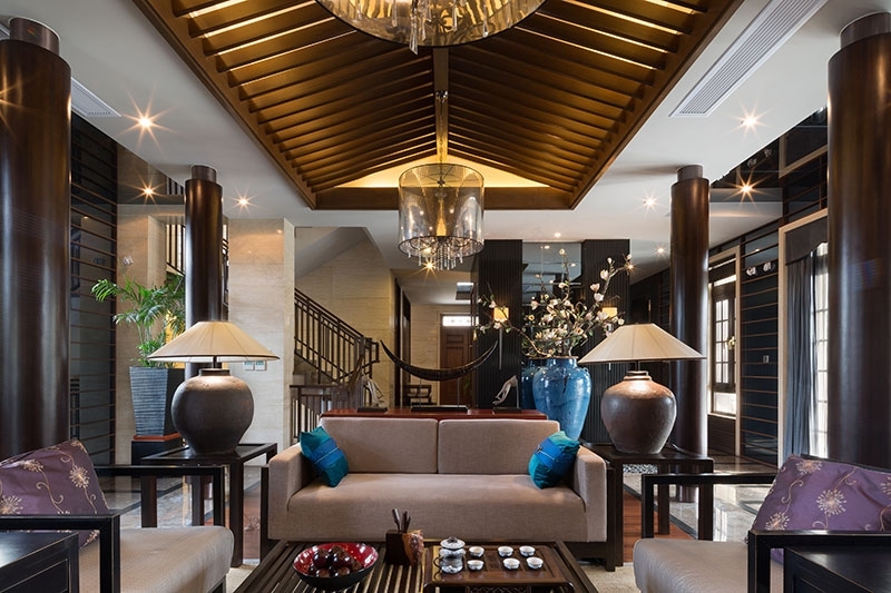 中星红庐中式别墅样板房-10