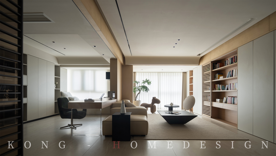 KONG HOME No.29 ｜ 生活的流动·四室改一居-13