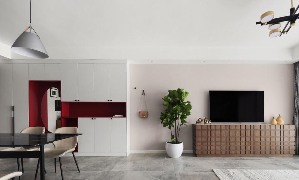 原木++ 胭脂红,打造复古温馨家居空间-10