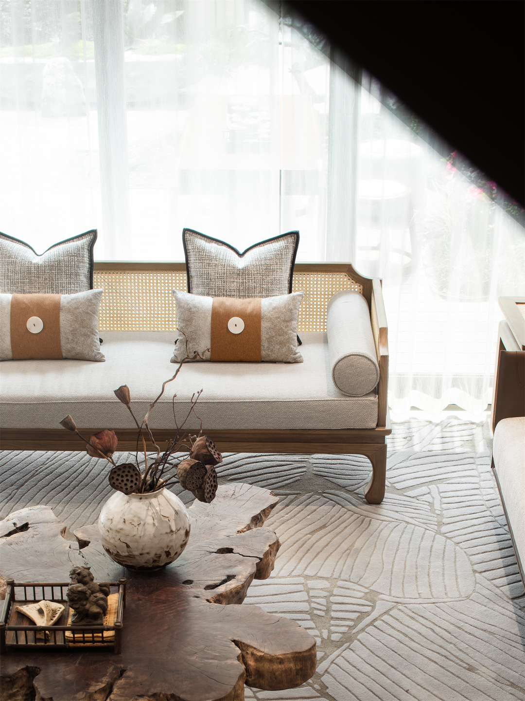 长沙建发松雅院下叠样板间丨中国长沙丨元禾大千(软装),深圳盘石设计有限公司(硬装)-6