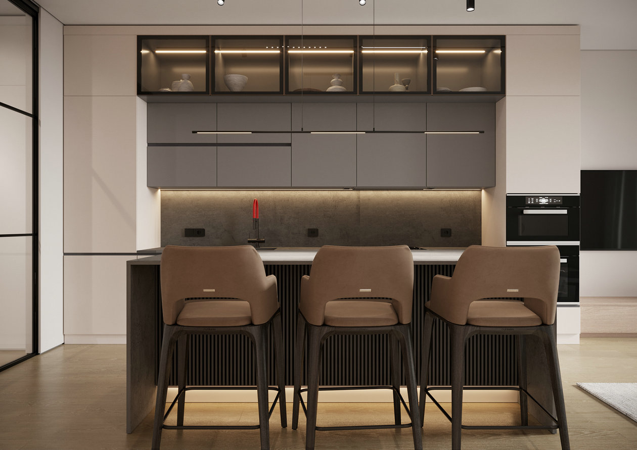 高级灰色系公寓设计-6