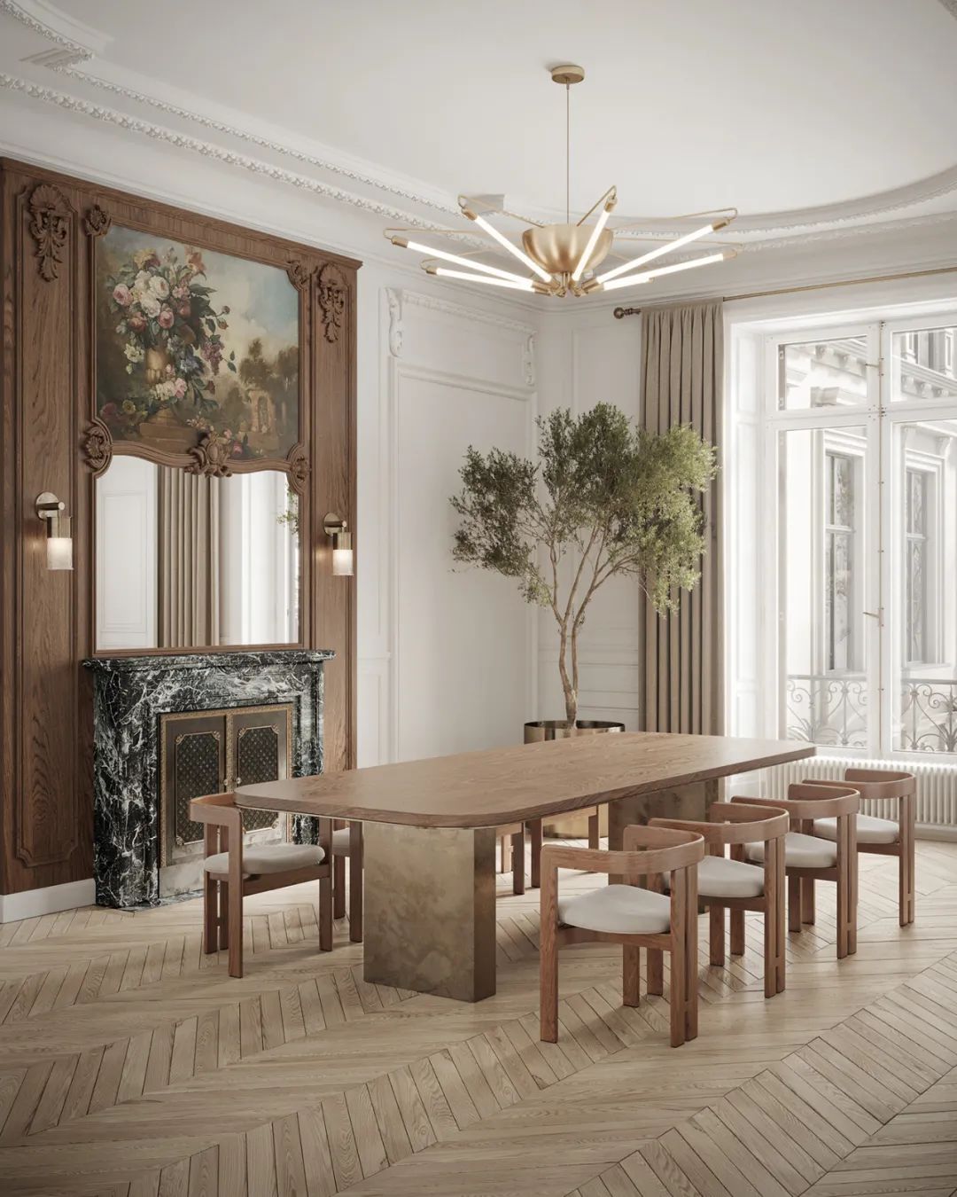 新古典主义室内设计丨法国-35