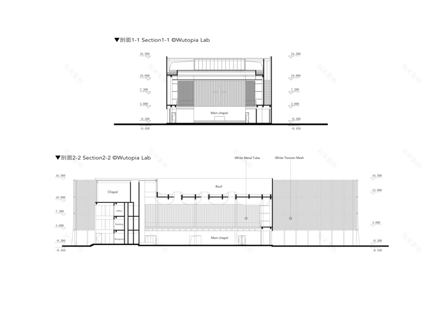 江南韵味 · 透明“面纱”下的教堂设计丨中国上海丨Wutopia Lab-15