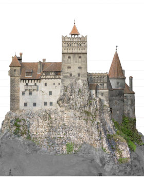 castel BRAN - releveu fotogrametric