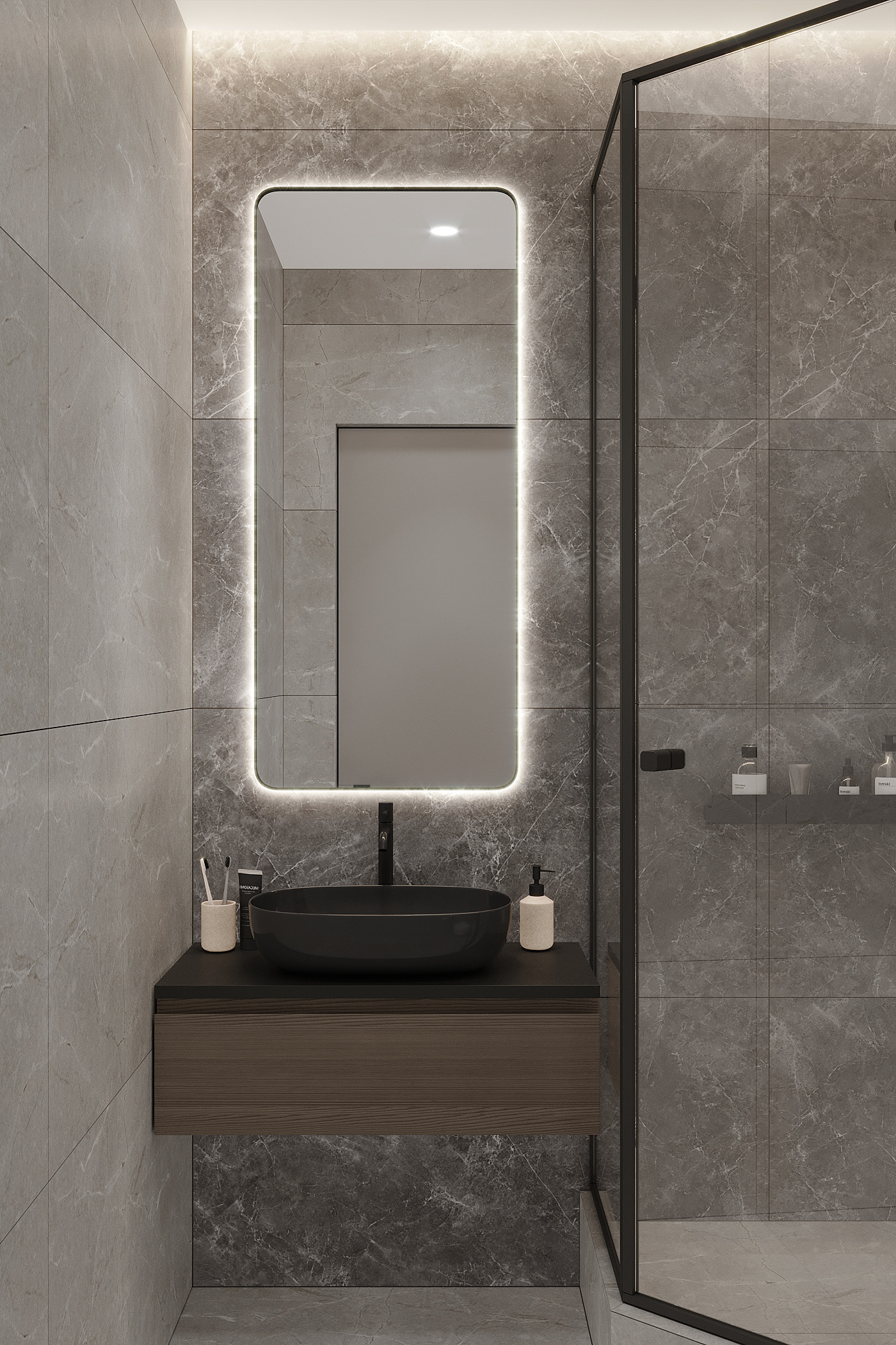 87㎡简约风住宅设计 超细腻的质感！-25