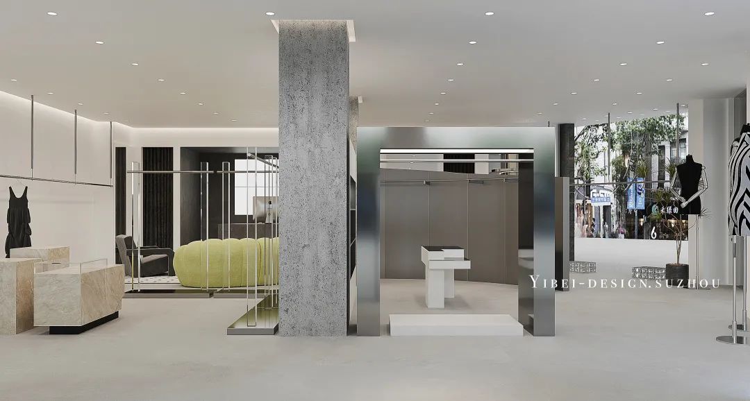 极简绿意 · 苏州 YIBEI 商业空间设计丨中国苏州丨YIBEI DESIGN-11