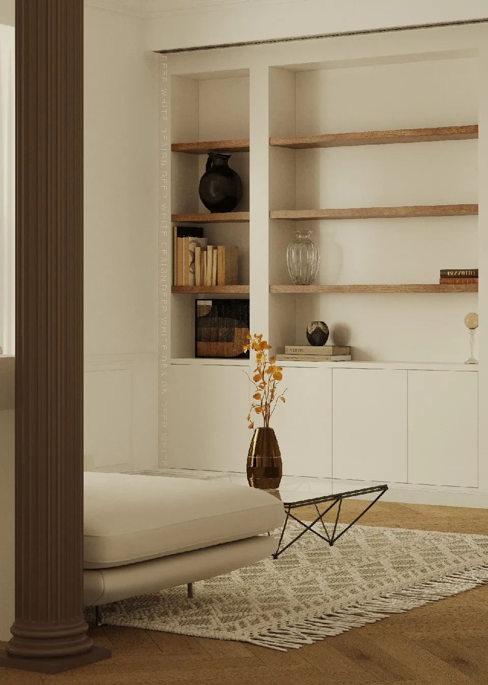 奶油苏打 · 法式中古风格浪漫家居设计丨中国天津丨DEEP WHITE 事务所-23