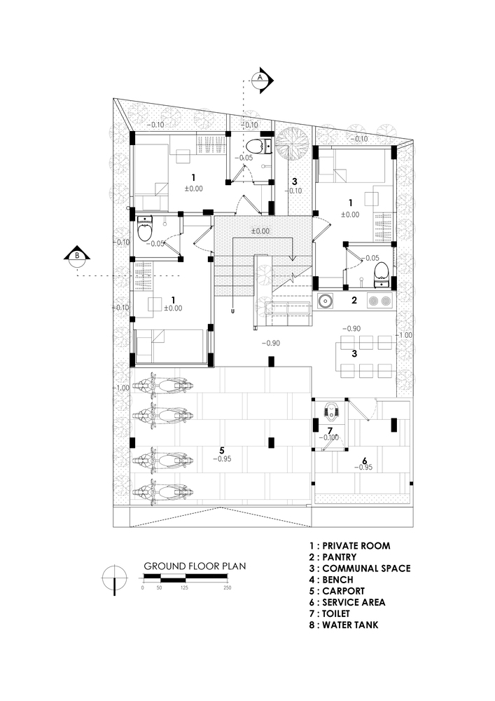 印度尼西亚 Stack By Step Red Zone 宿舍丨Ismail Solehudin Architecture-28