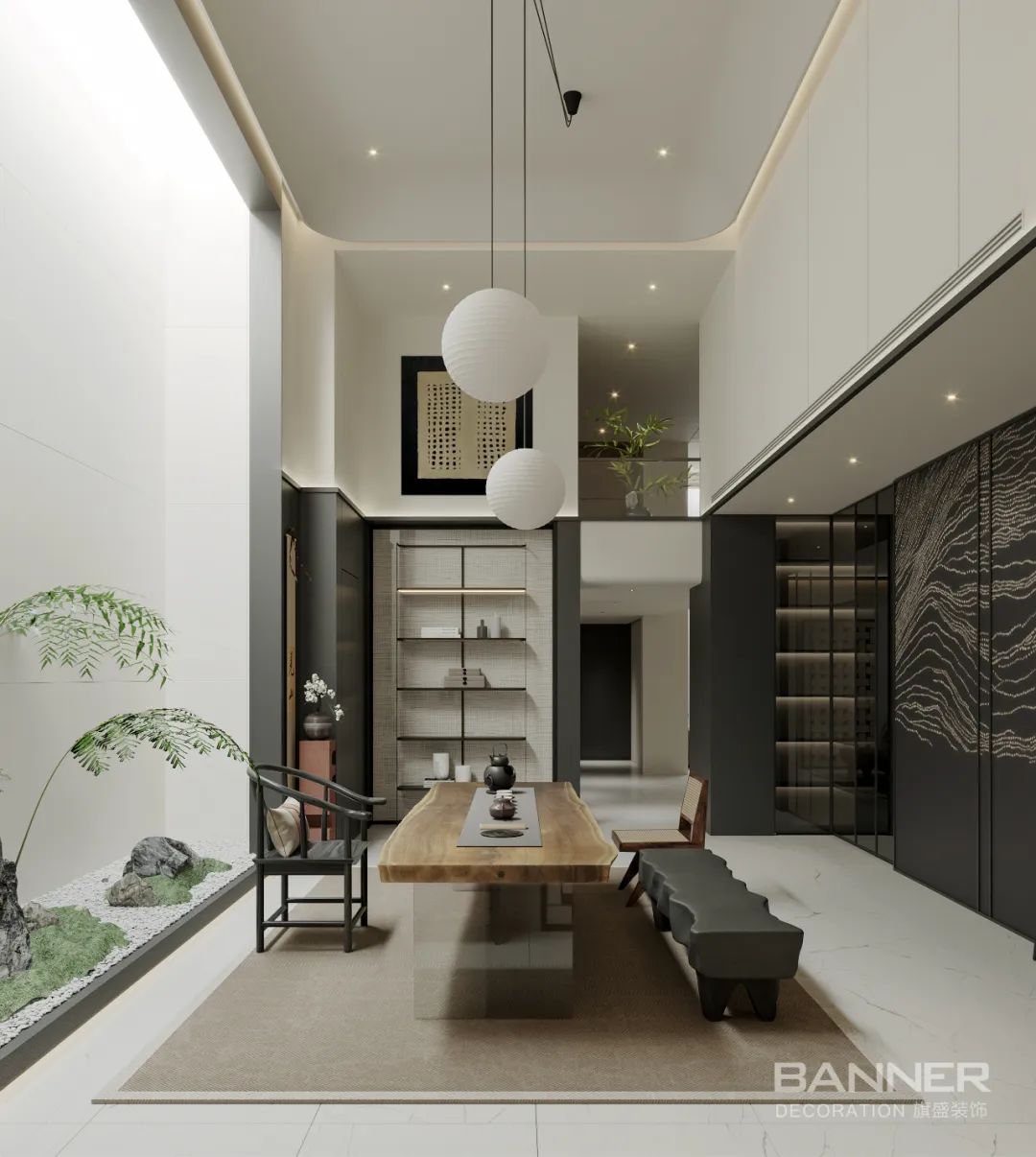 揽月府二期480㎡现代叠墅-30