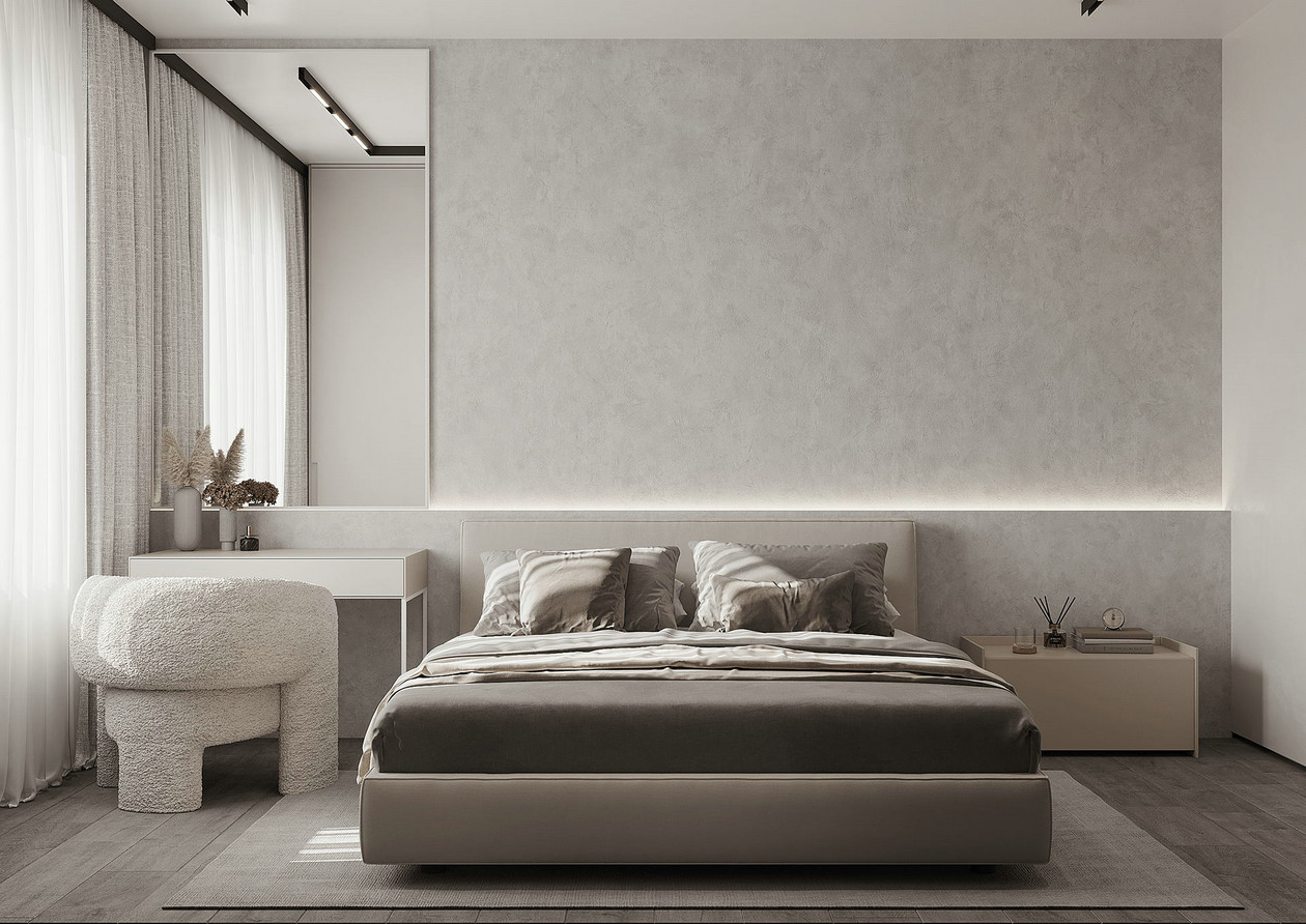 高级灰色系公寓设计-8