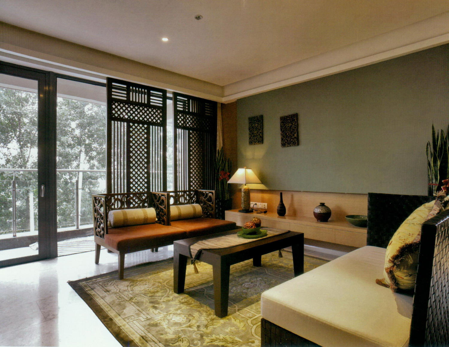 别苑住宅，新中式风格-1