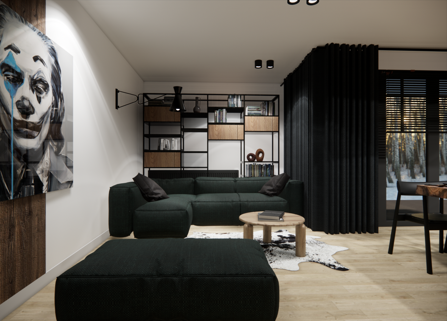 Loft style apartment in Poland-0
