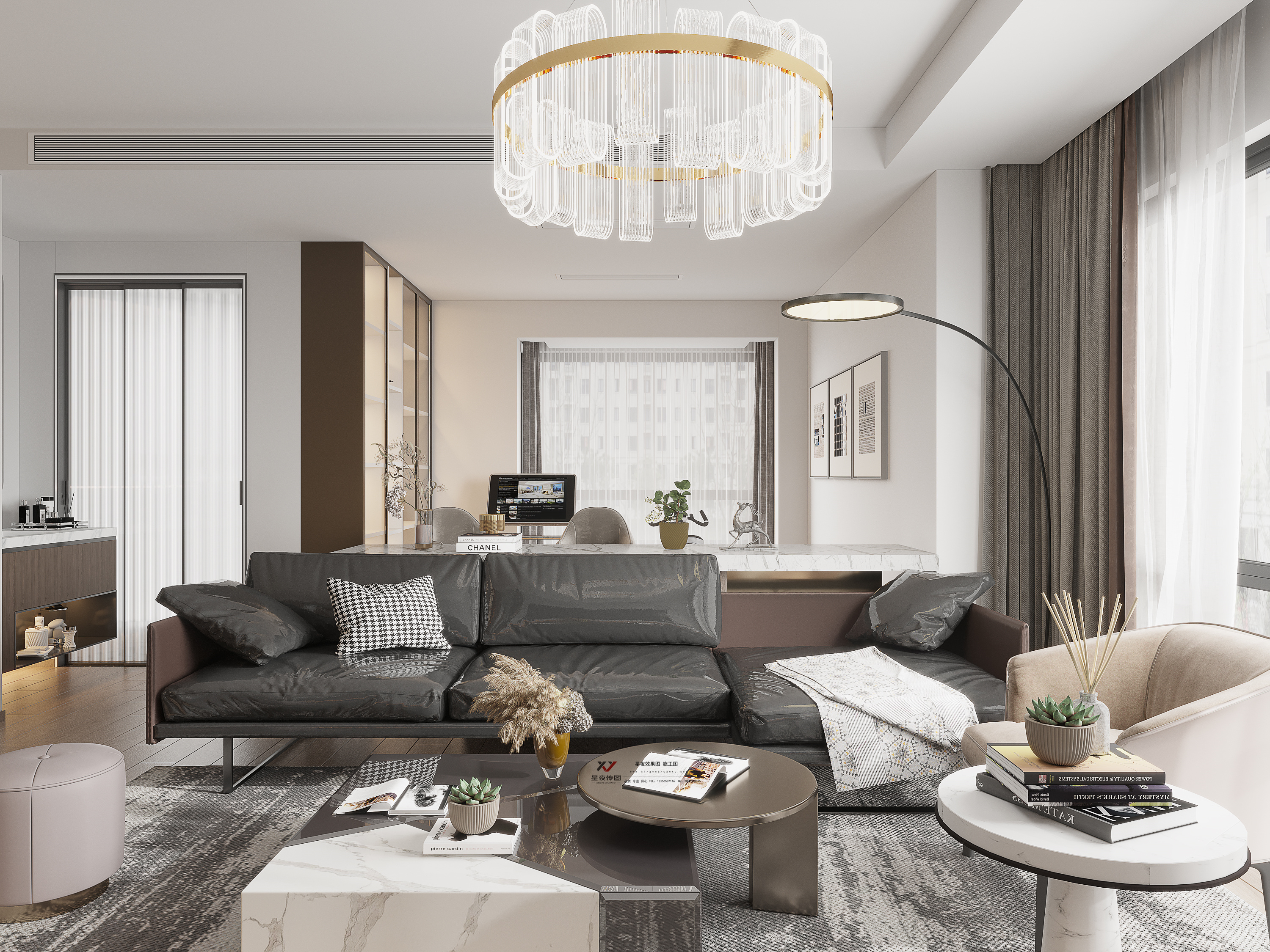 清新原木日式平层设计-7