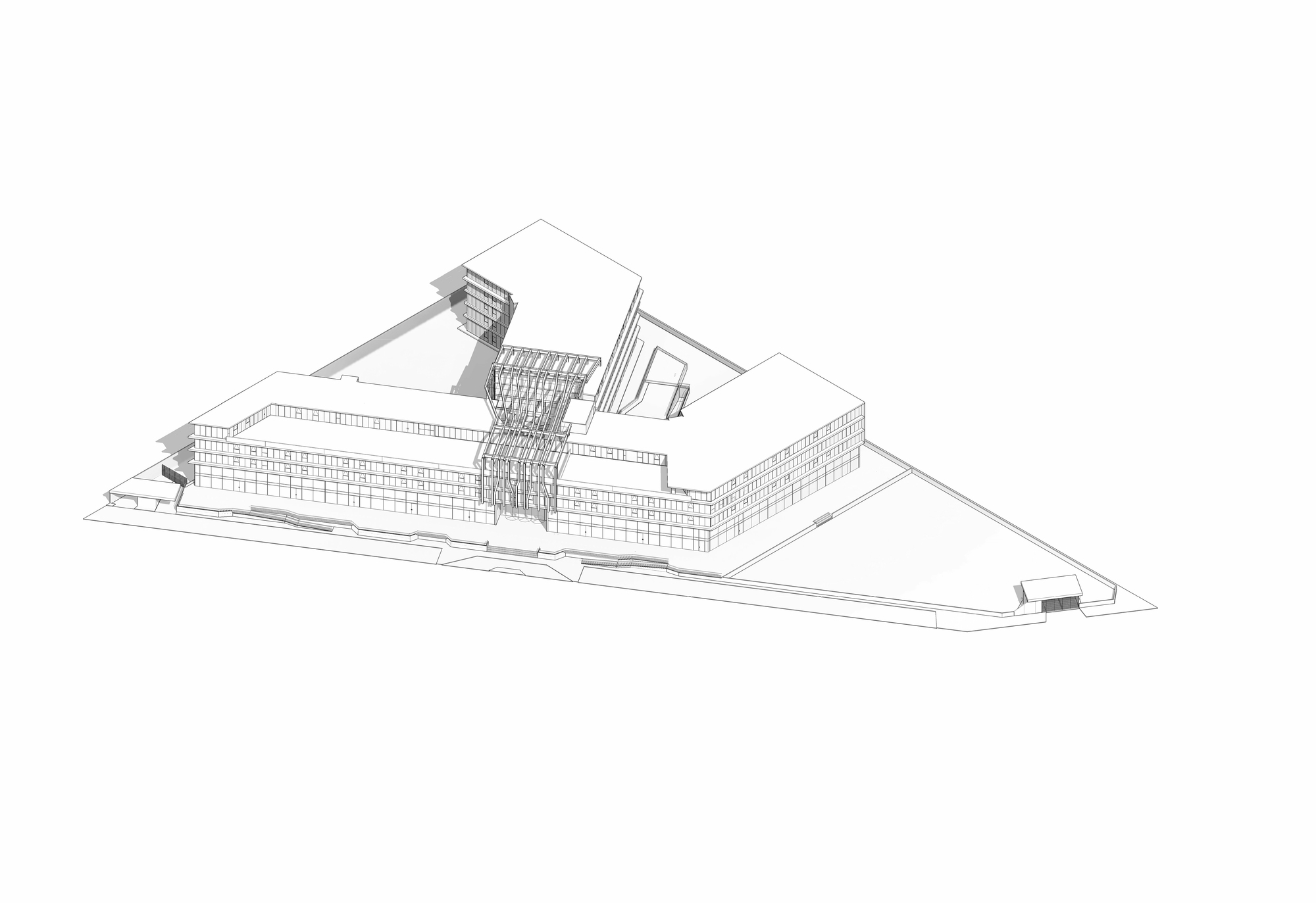 K41 办公大楼 | 现代办公空间与户外互动的典范-31