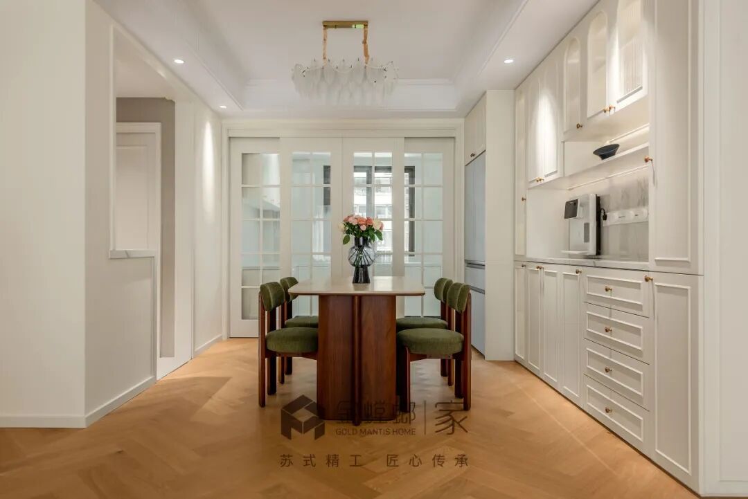 「金螳螂家泗阳店」130㎡法式奶油|柔美高于锐利-42