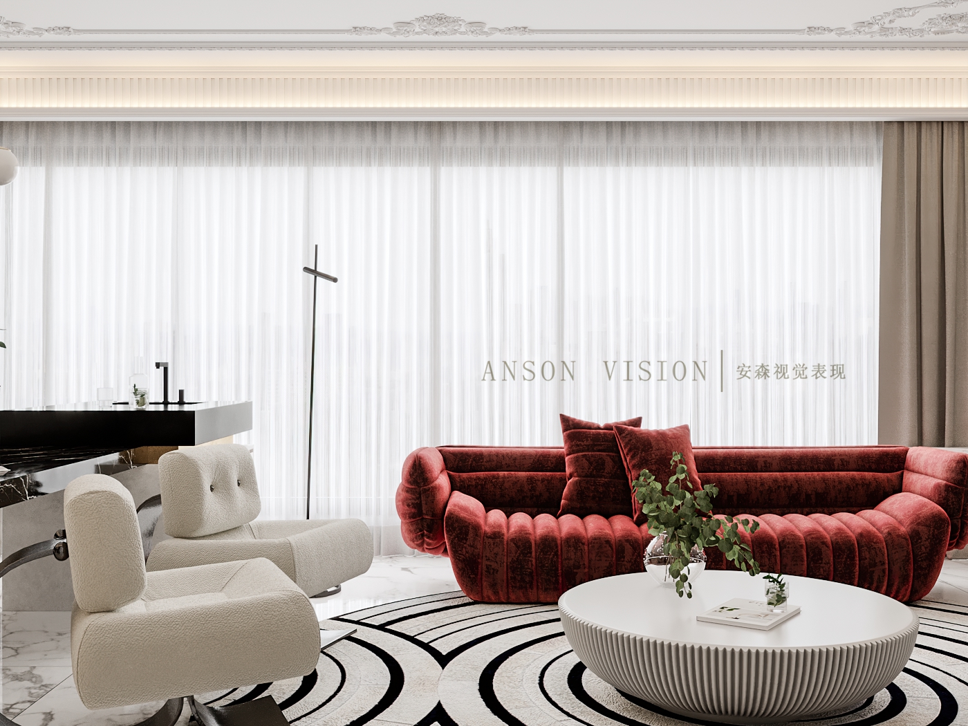 明净法式客餐厅丨Ansonvision-7