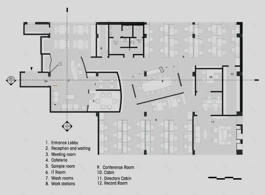 动态环保的印度 Primarc Office 设计-26