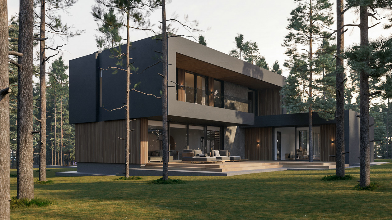 乡村别墅装修设计案例-24