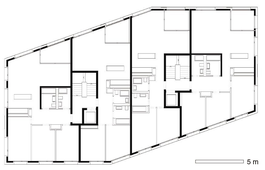 瑞士 Chilestieg 住宅区 | 钢铁与自然的和谐共生-8