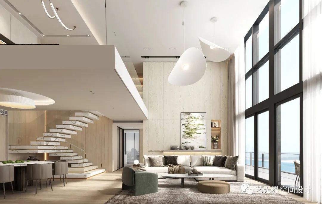 深圳湾原木简奢复式大宅丨中国深圳丨艺无界设计团队-11