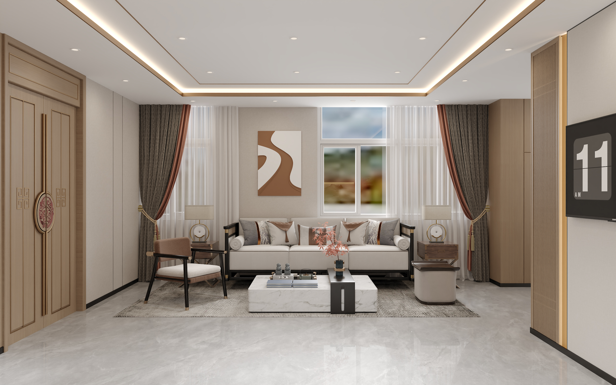 银川钏拾叁茶楼装修设计丨中国银川丨银川装修公司-55