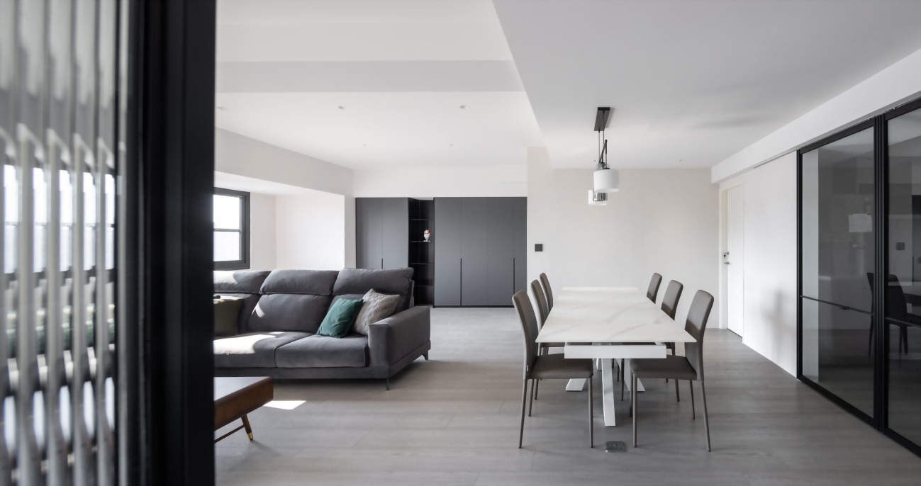 25年民權路大樓老屋翻新  現代簡約式治癒淺灰宅丨藝瓦高雄室內空間設計-13