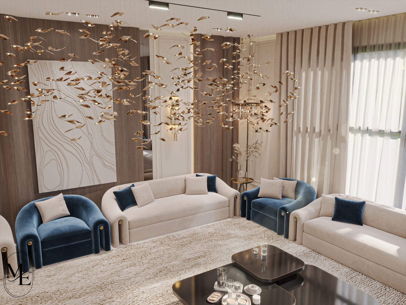 Compact Luxury: A Harmonious Open Concept Living-6