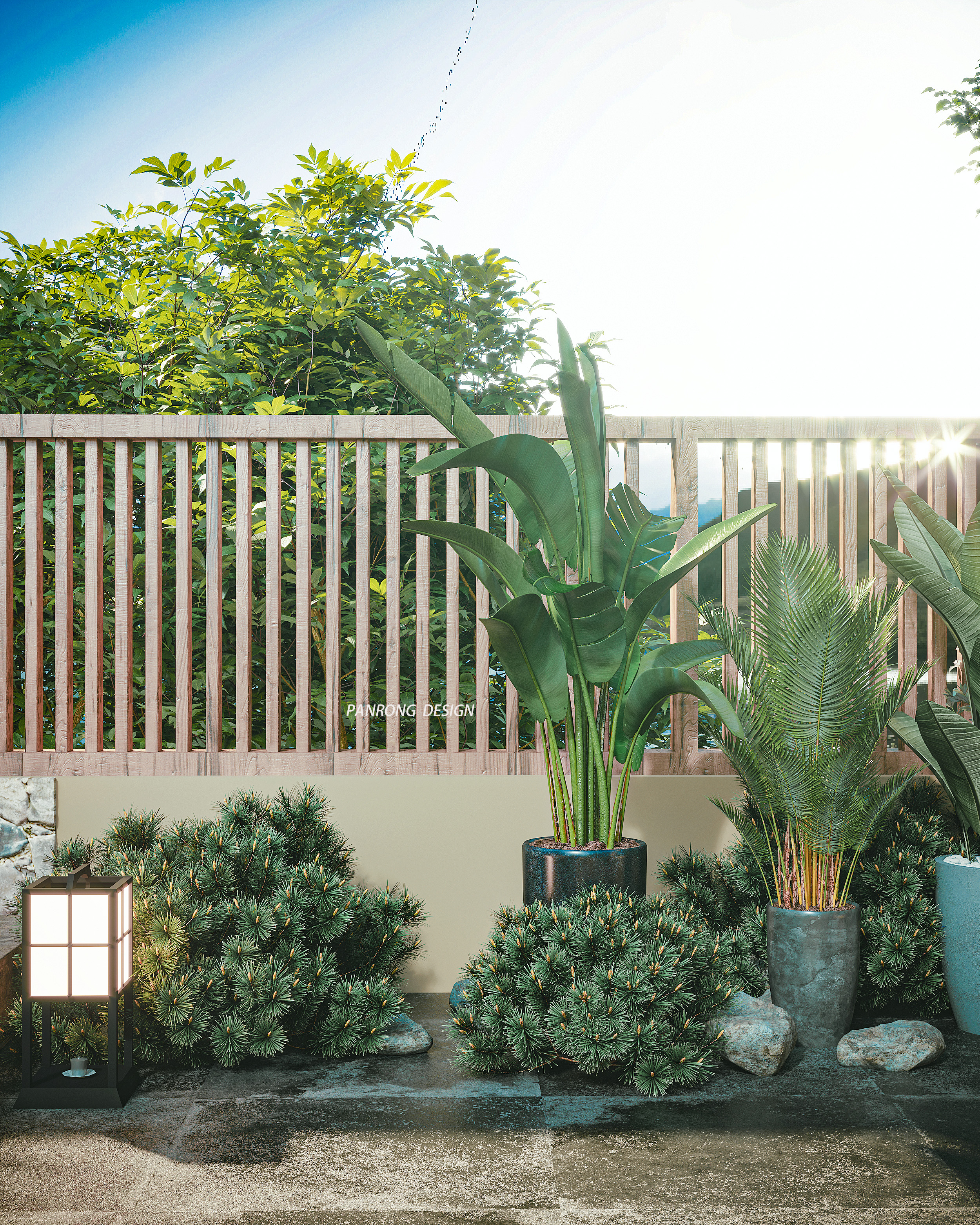 小院子的精致变身 | 3DMAX2016 与 PSCC2019 打造的空间艺术-6