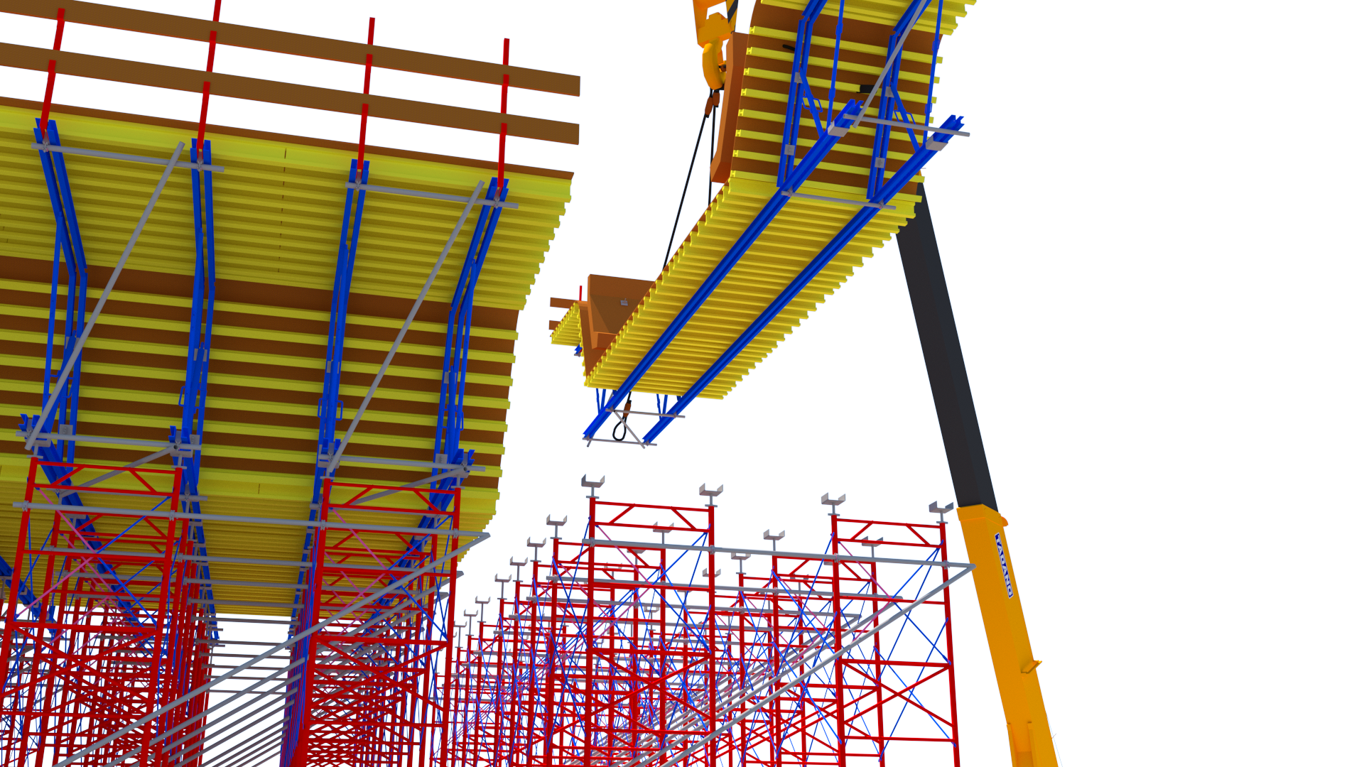 Bridge Table Formwork H20, Walers and Shorebrace Frames-2