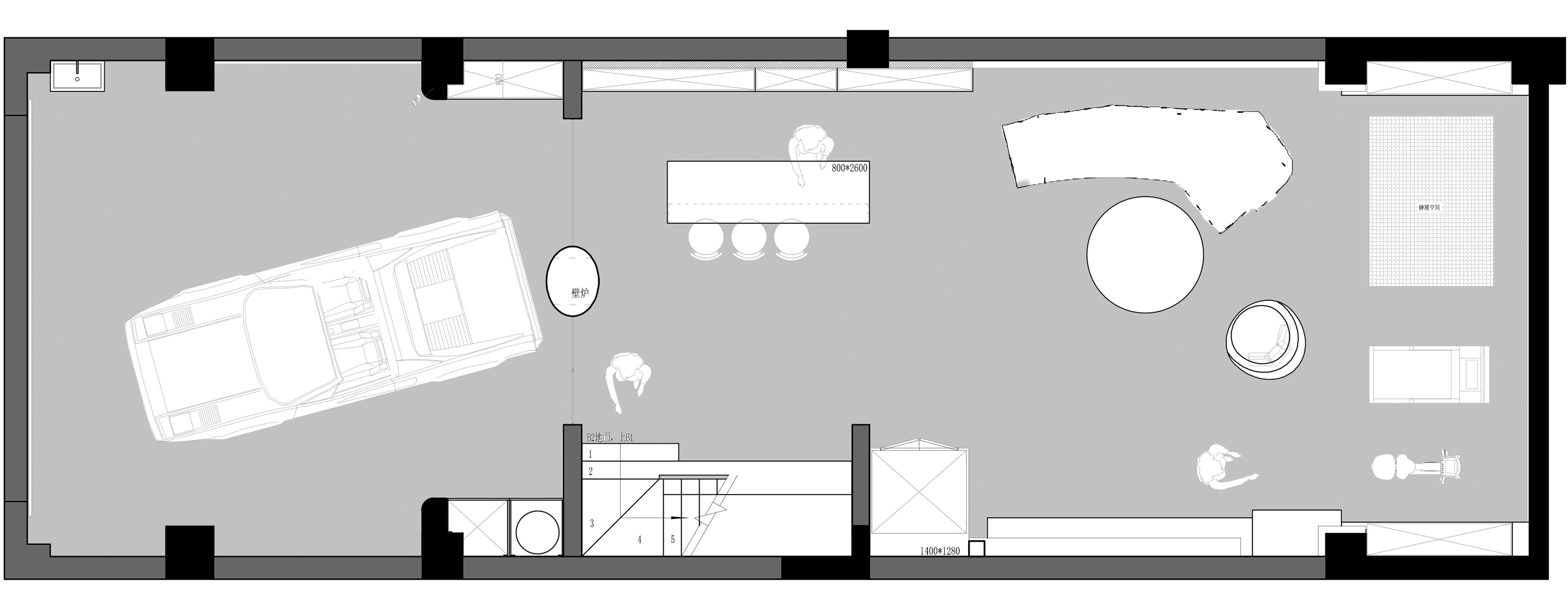 無一内建筑设计——构成 500m2-7