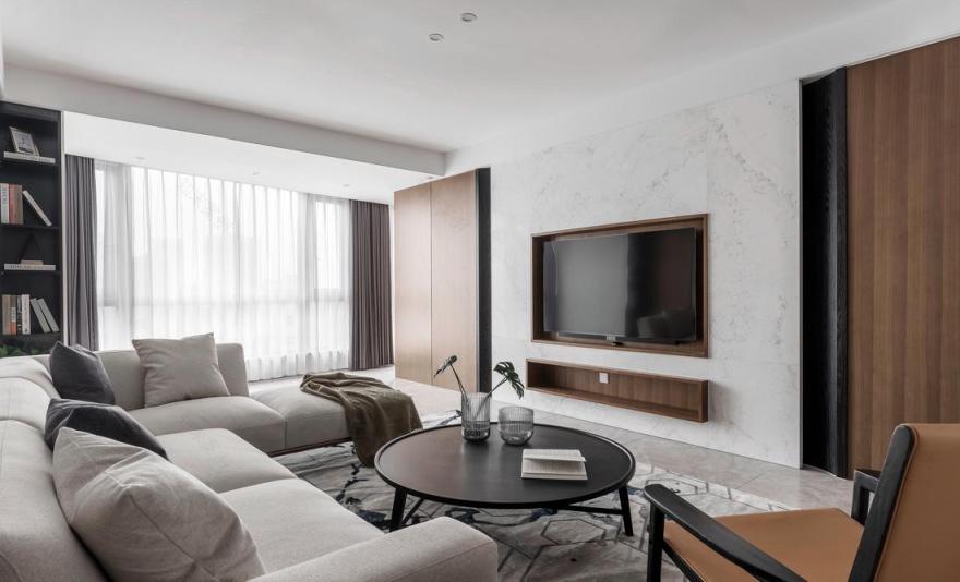 现代白领公寓设计,温馨优雅与功能性完美融合-3