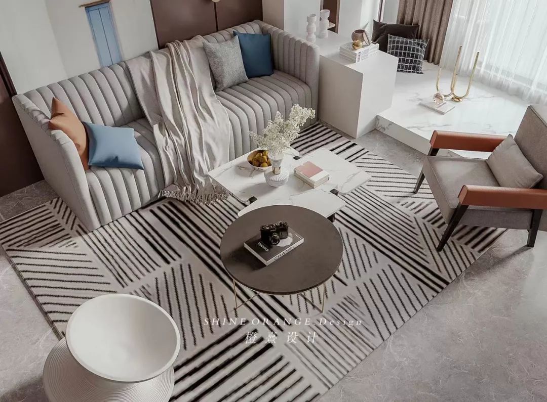 《遇己》橙熹设计现代风格别墅,开阔空间遇见真我-2