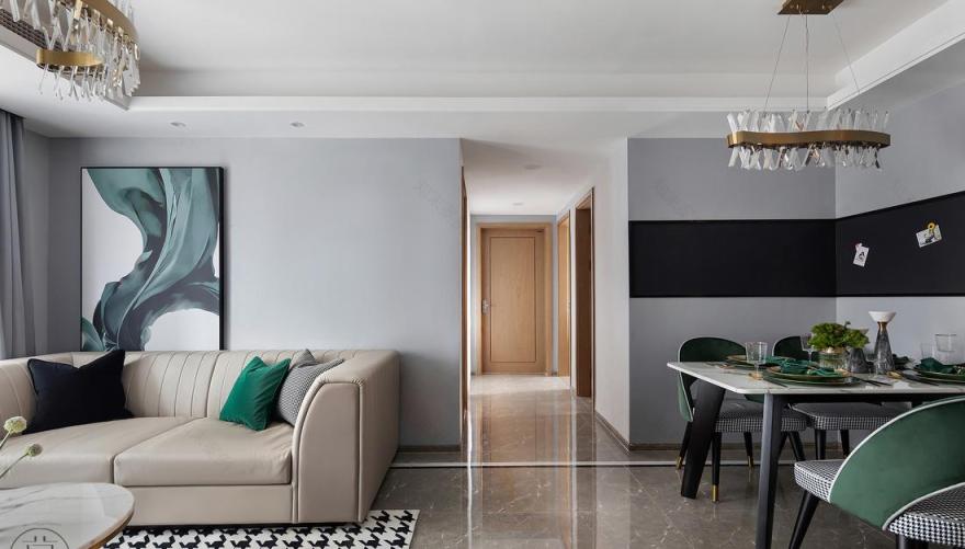 春意盎然的现代家居空间设计-1