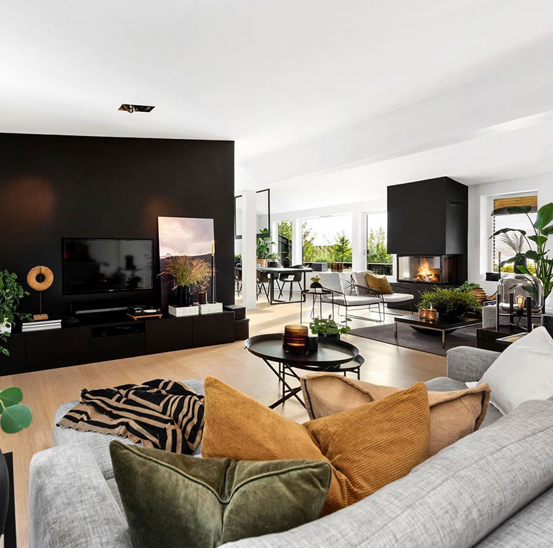 黑色魅力 | 挪威现代乡村风格的圣诞装饰-6