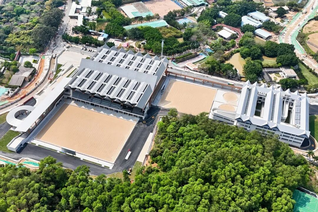 “马”上见！中建八局深圳光明国际马术中心通过竣工验收-10