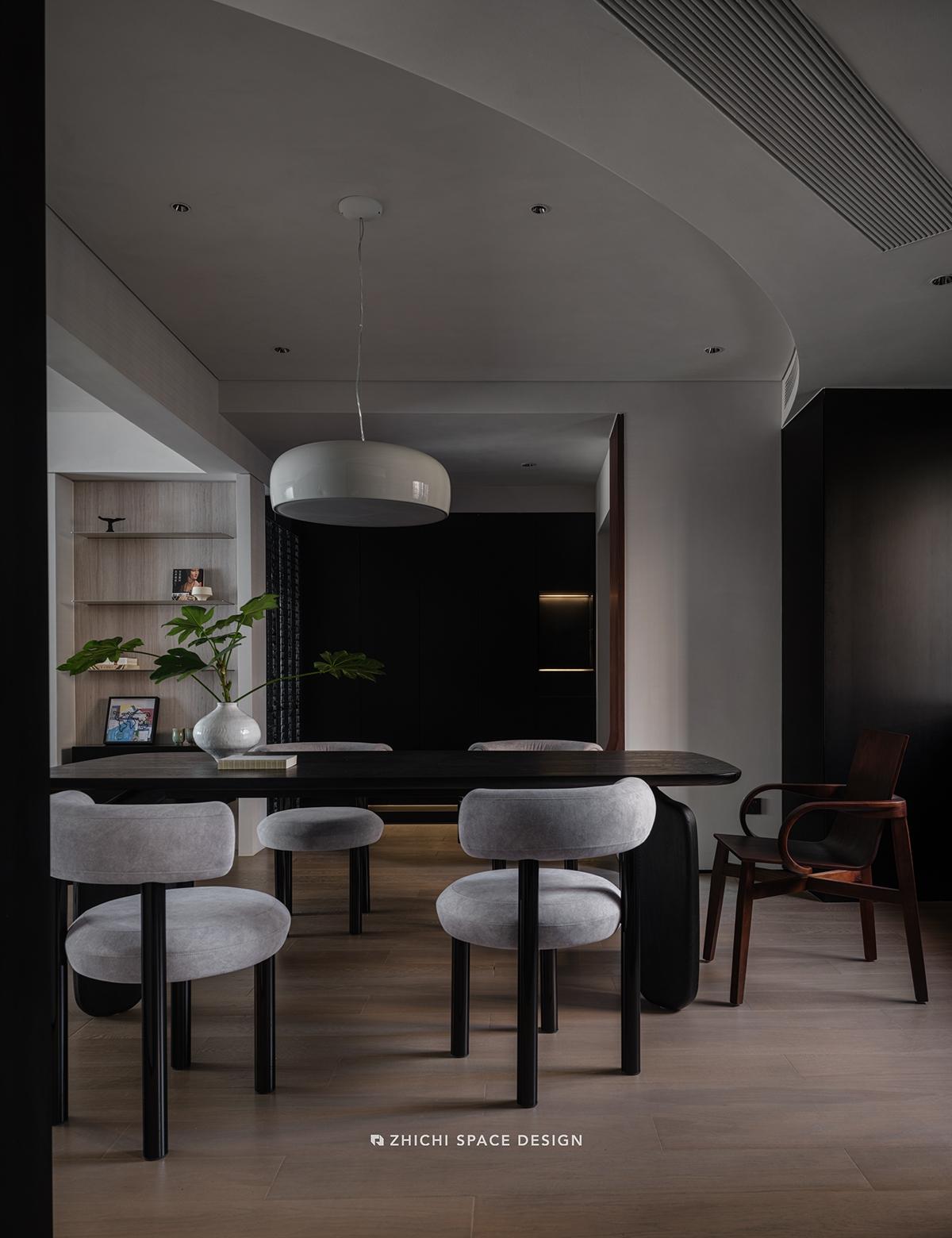 咫尺新作︱『无界,有序,有光』,180㎡知识分子理想国-36